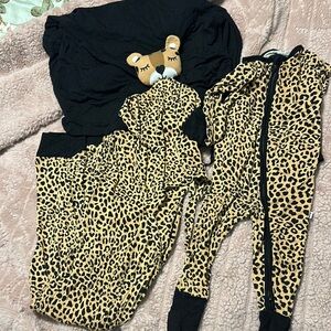 Leopard Print Pajama Set